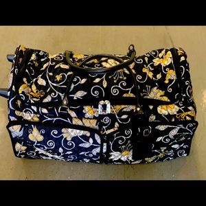 Vera Bradley Large Duffle with wheels & pull bar